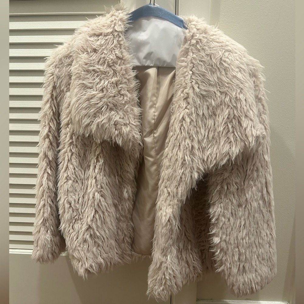 BB Dakota Sherpa Coat - White